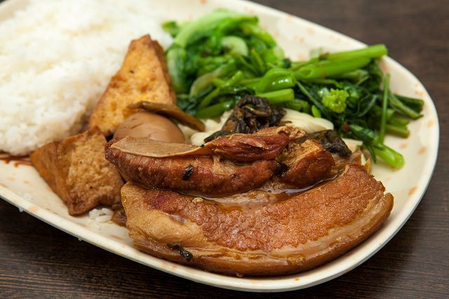 福菜焢肉便當