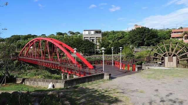 福德水車公園生態園區是三芝水車文化景觀中最大的水車園區