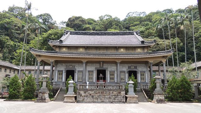 圓通禪寺日式仿唐建築廟宇外觀